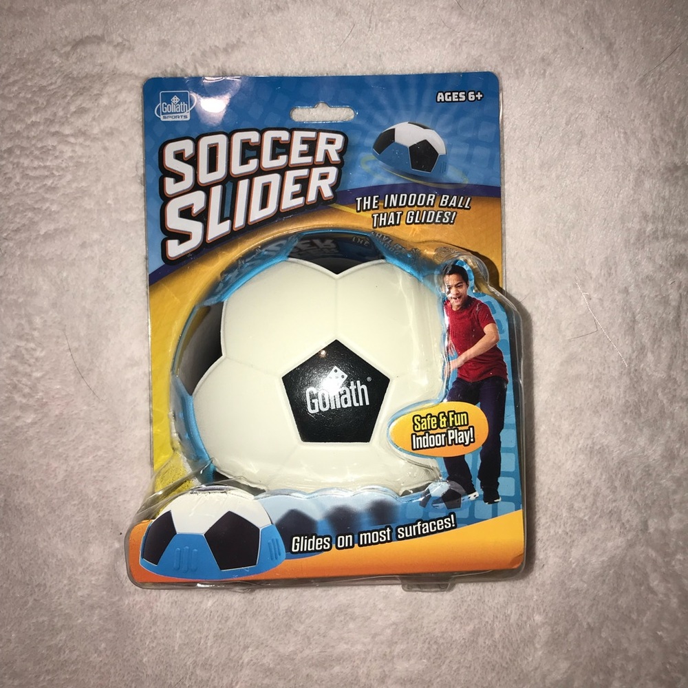 Goliath Sports Indoor Soccer Slider Soft Soccer Ball Shaped Foam Slider New